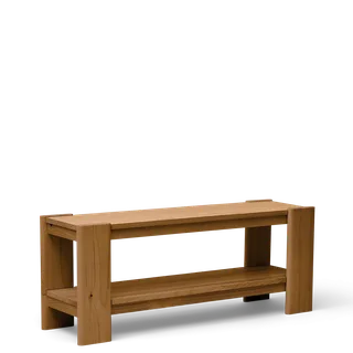 Beam Bench by Form & Refine in Deep Brown Pine – product photo 2 of 3