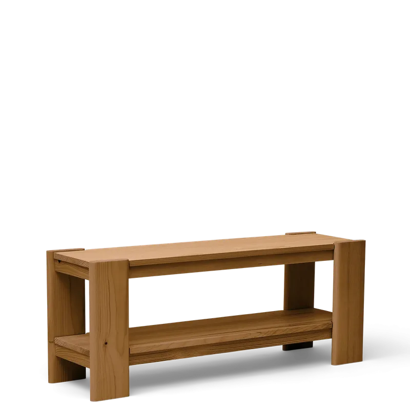Beam Bench by Form & Refine in Deep Brown Pine – product photo 2 of 3
