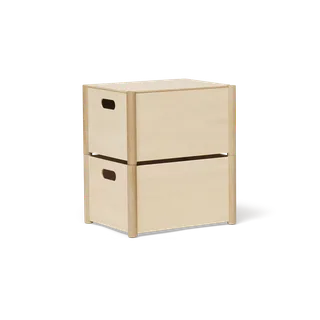 Pillar Storage Box, Medium Beech by Form & Refine – product photo 2 of 4