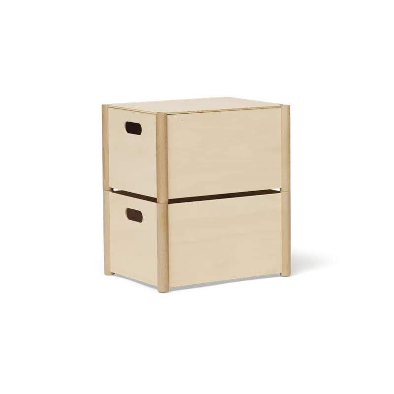 Pillar Storage Box, Medium Beech by Form & Refine – product photo 2 of 4