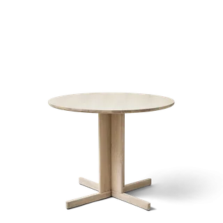 Trefoil Round Table Ø90 by Form & Refine in White Oak – product photo 1 of 3