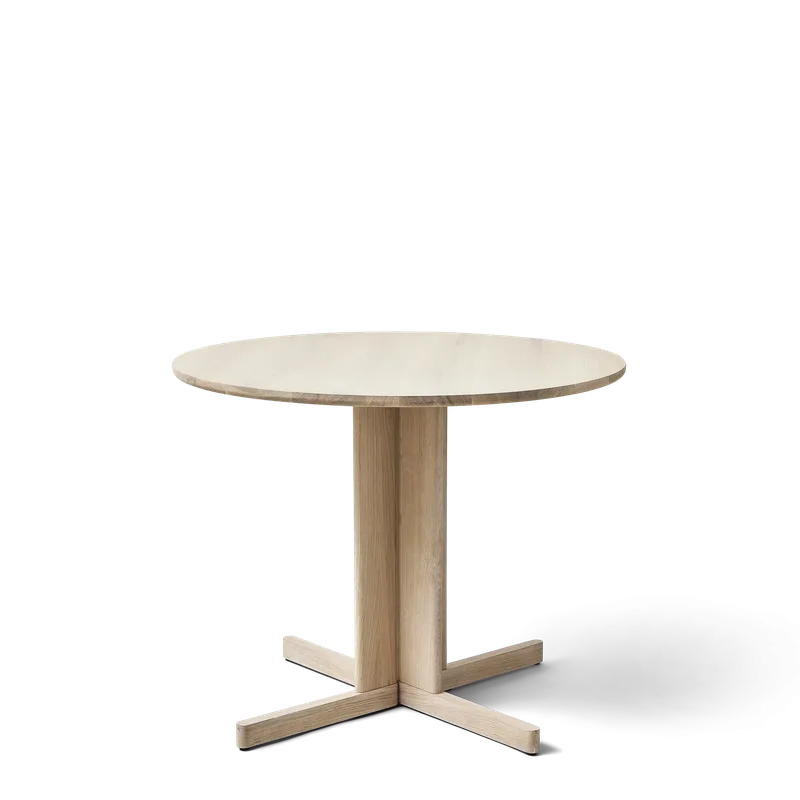 Trefoil Round Table Ø90 by Form & Refine in White Oak – product photo 1 of 3
