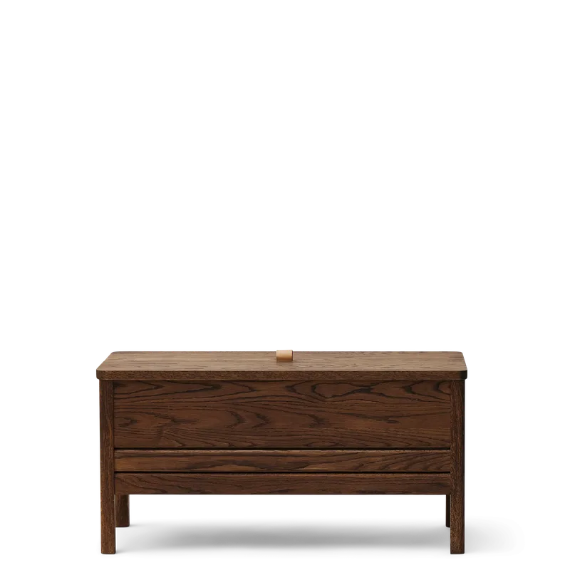 A Line Storage Bench 90 by Form & Refine in Smoked Oak – product photo 1 of 4