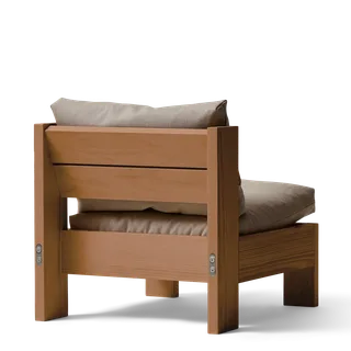 Icon Lounge Chair von Form & Refine in Deep Brown Pine – Produktfoto 4 von 5