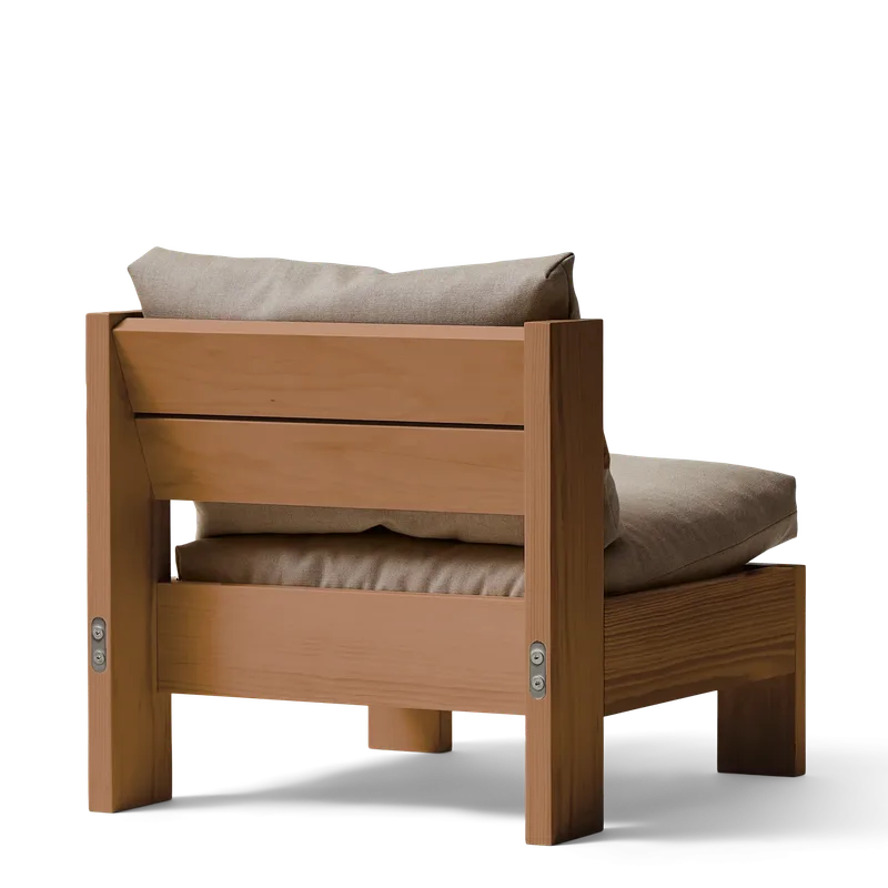 Icon Lounge Chair von Form & Refine in Deep Brown Pine – Produktfoto 4 von 5