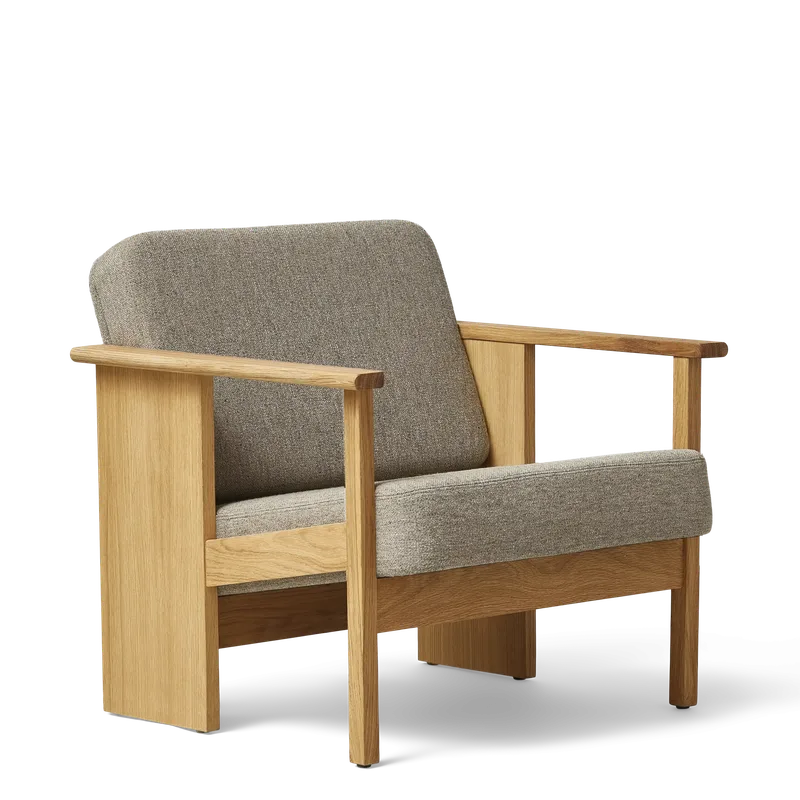 Block Lounge Chair von Form & Refine in Oak Hallingdal – Produktfoto 1 von 4