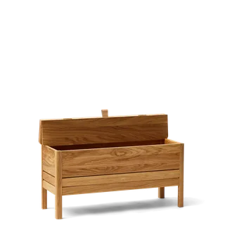 A Line Storage Bench 90 by Form & Refine in Oak – product photo 2 of 4