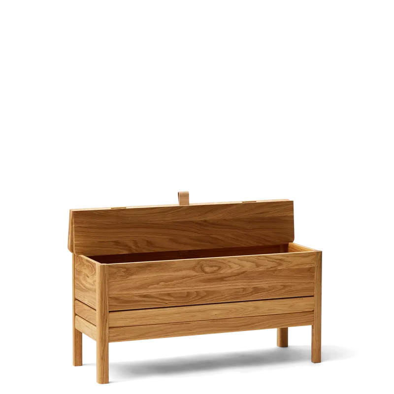 A Line Storage Bench 90 by Form & Refine in Oak – product photo 2 of 4