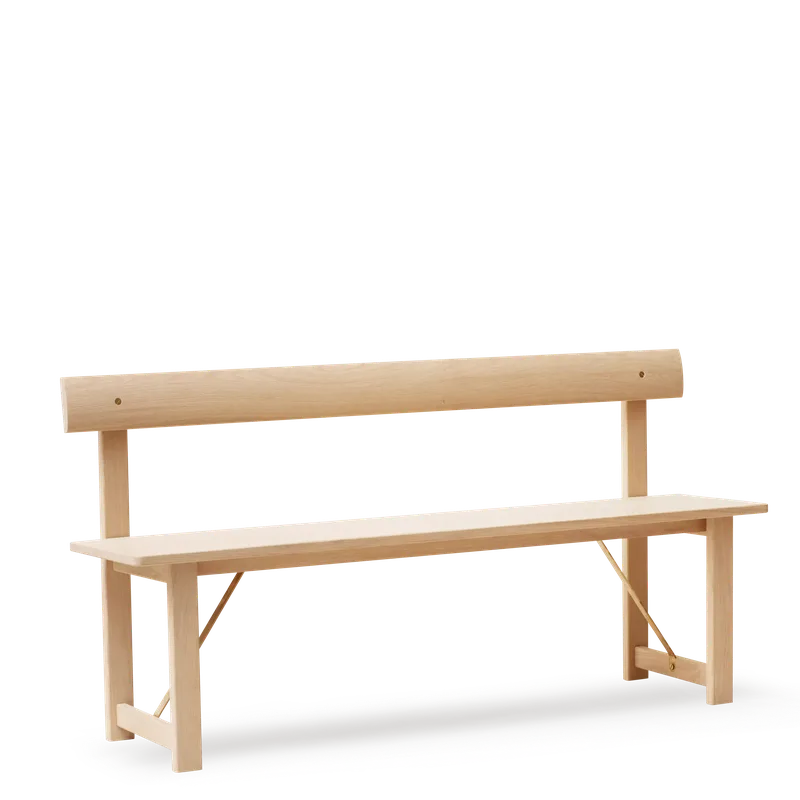 Position Bench 155 de Form & Refine en White Oak – photo du produit 1 sur 3