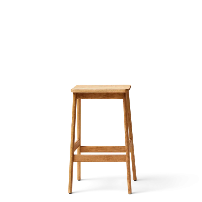 Angle Bar Stool 65 by Form & Refine in Oak – product photo 1 of 3