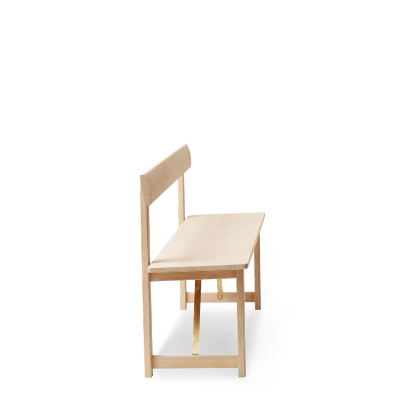 Position Bench 155 de Form & Refine en White Oak – photo du produit 2 sur 3