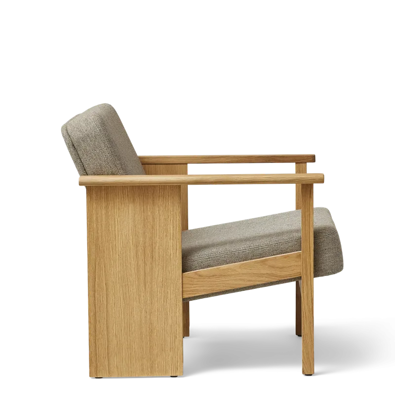Block Lounge Chair von Form & Refine in Oak Hallingdal – Produktfoto 2 von 4