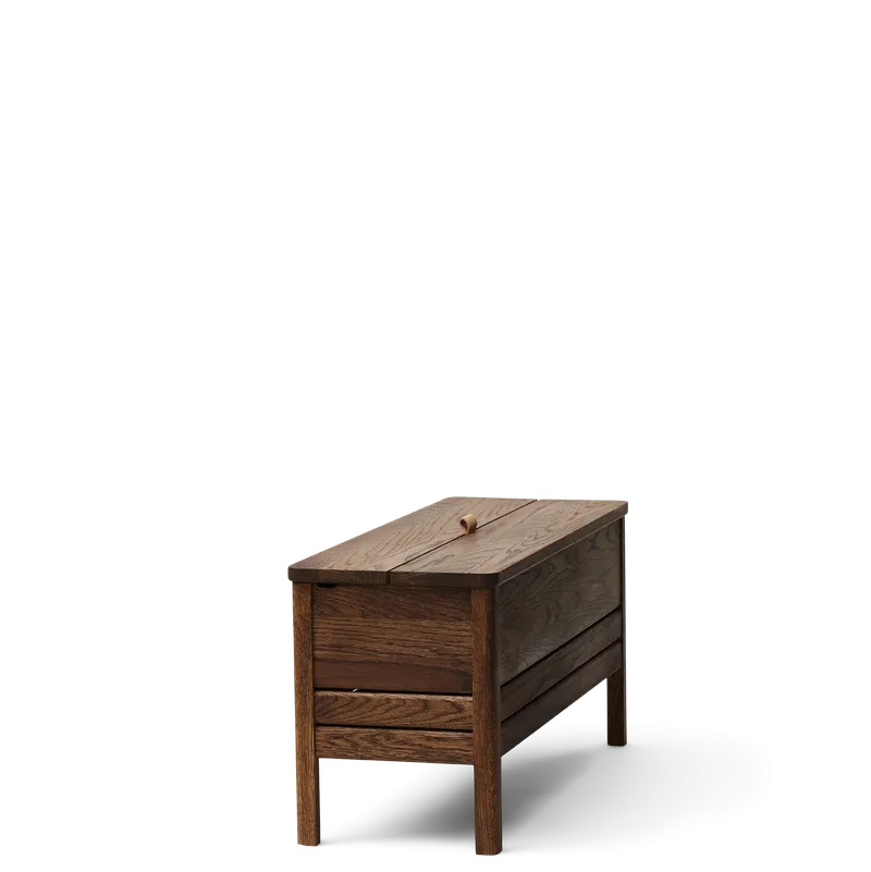 A Line Storage Bench 90 by Form & Refine in Smoked Oak – product photo 3 of 4