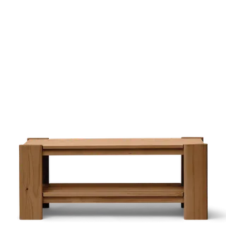 Beam Bench by Form & Refine in Deep Brown Pine – product photo 1 of 3
