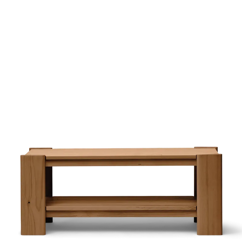 Beam Bench by Form & Refine in Deep Brown Pine – product photo 1 of 3