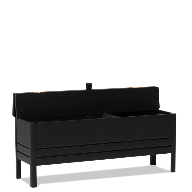 A Line Storage Bench 111 von Form & Refine in Black – Produktfoto 2 von 4