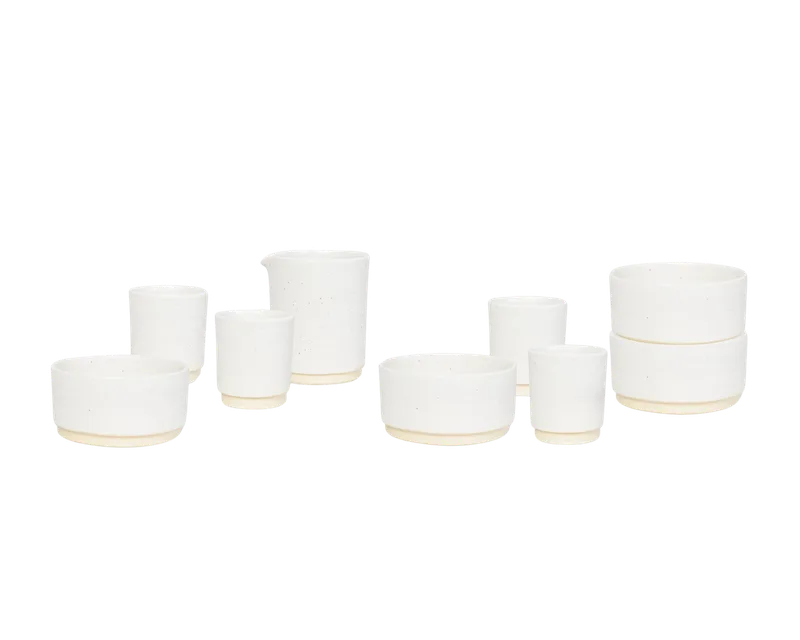 Otto Ceramic Tableware Set | Breakfast | White von FRAMA in Breakfast, White – Produktfoto