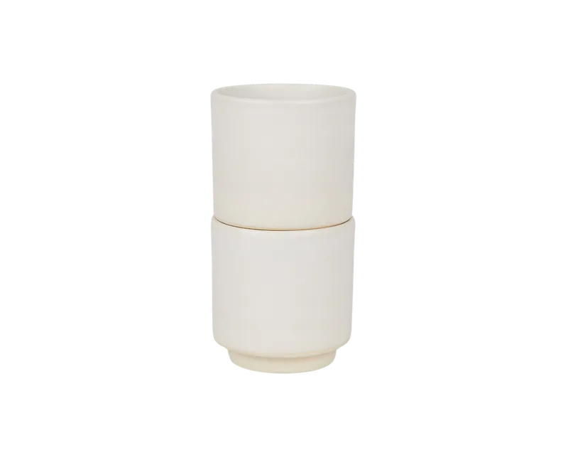 Otto Ceramic Cup Set of Two | Natural van FRAMA in Natural – productfoto