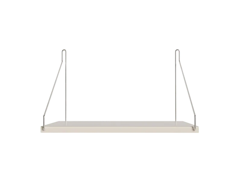 Single Shelf | Warm White Steel | D27 / W40 by FRAMA in D27 / W40, Warm White Steel – product photo