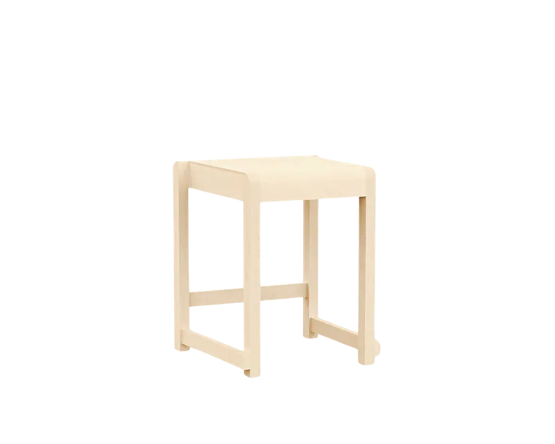 Low Stool 01 | Natural Birch by FRAMA in Natural Birch – product photo