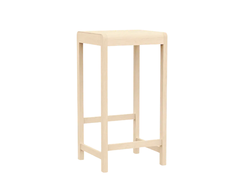 Stool 01 | Natural Birch | H76 van FRAMA in H76, Natural Birch – productfoto