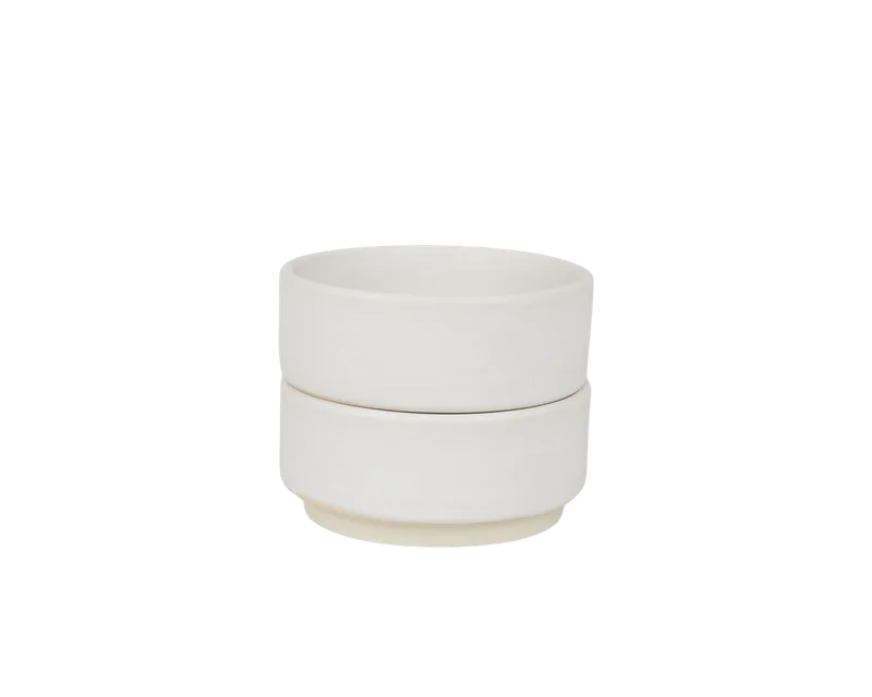 Otto Ceramic Bowls Set of Two | Natural | Medium by FRAMA in Medium, Natural – product photo