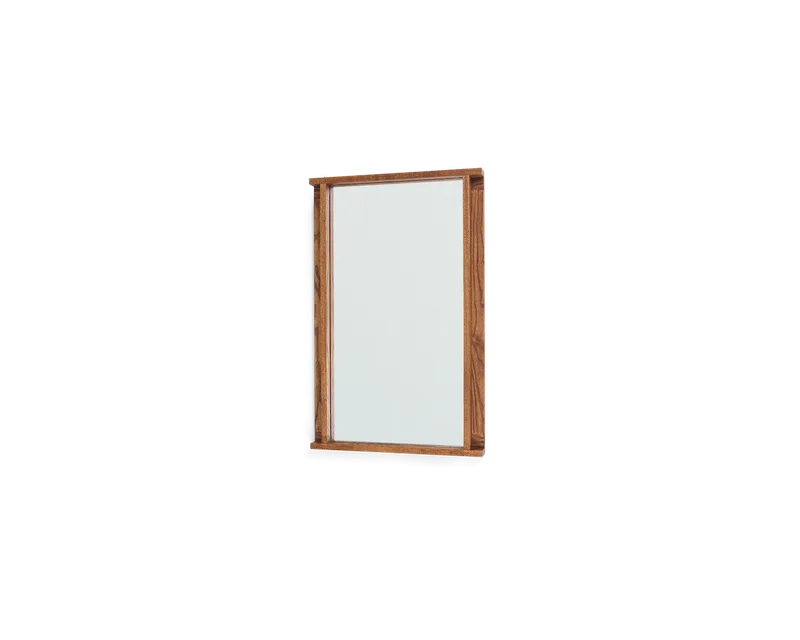 Symmetry Mirror | Honey Ash Wood | Small by FRAMA in Small – product photo