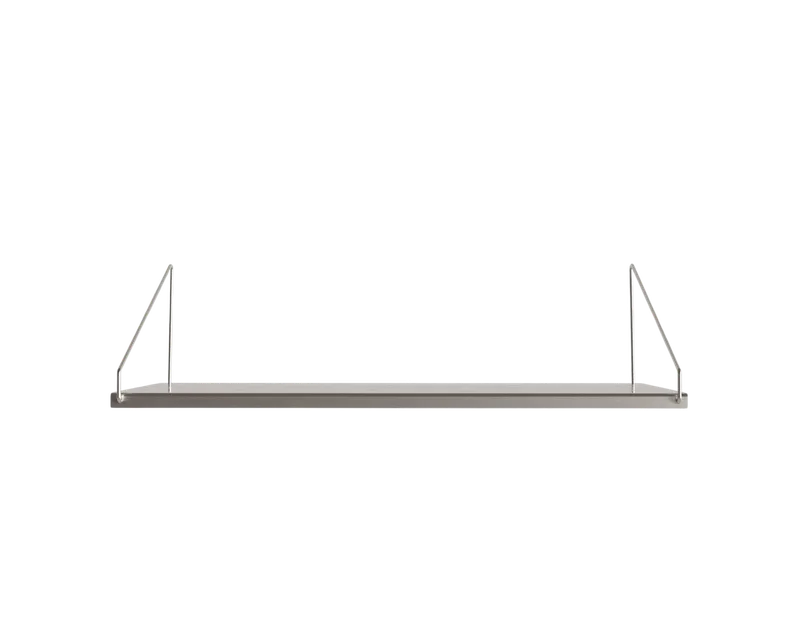 Library Shelf | Stainless Steel | D20 / W60 by FRAMA in D20 / W60, Stainless Steel – product photo