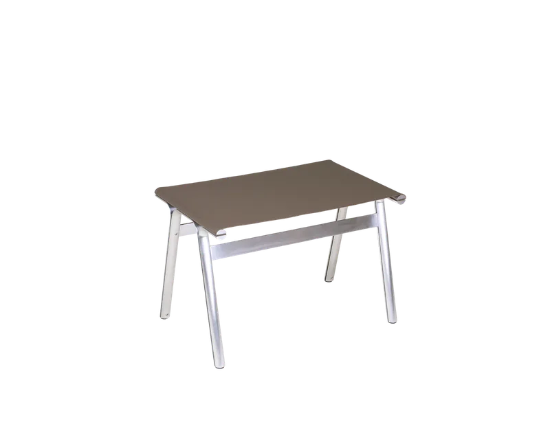 Union Stool | Aluminum / Taupe Mesh by FRAMA in Aluminum / Taupe Mesh – product photo