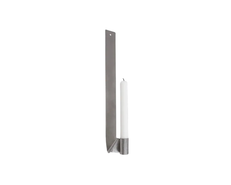 Ornament Candle Holder | Stainless Steel | Long de FRAMA en Long, Stainless Steel – photo du produit