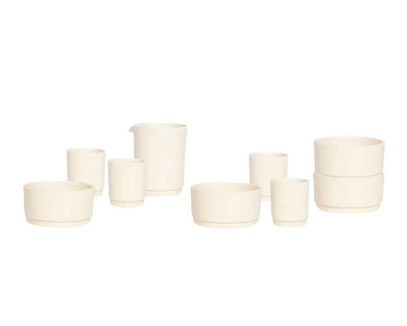 Otto Ceramic Tableware Set | Breakfast | Natural by FRAMA in Breakfast, Natural – product photo