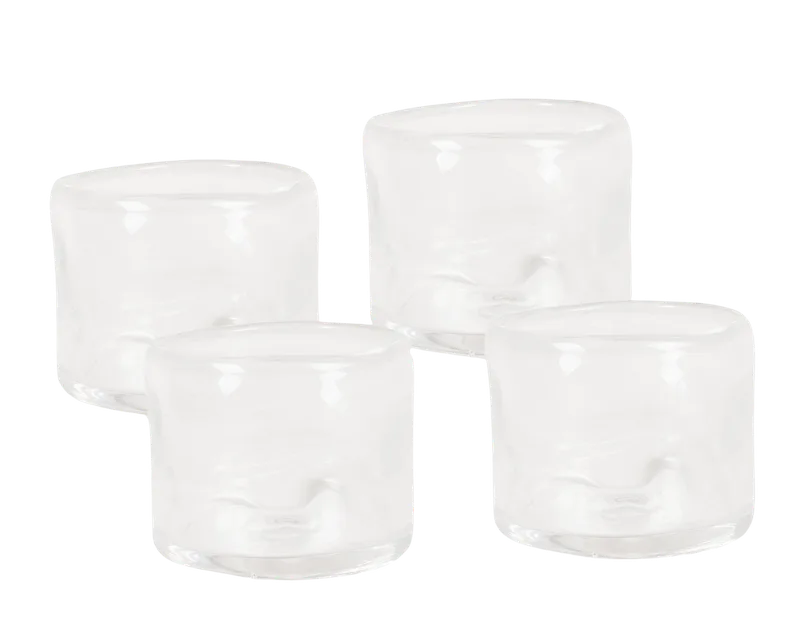 0405 Glass Set of Four | Clear | Wide by FRAMA in Wide, Clear – product photo