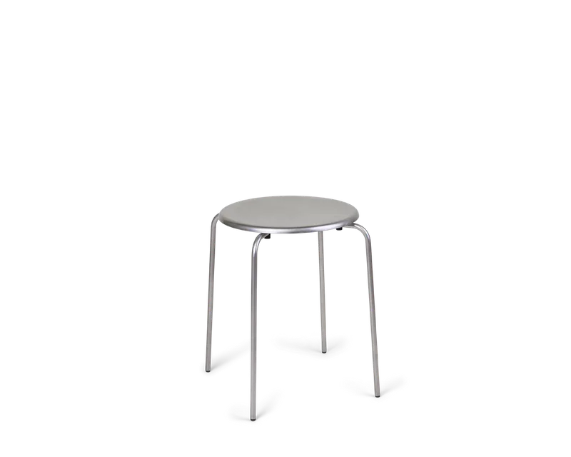 Petit Rond Stool | Stainless Steel van FRAMA in Stainless Steel, Stool – productfoto