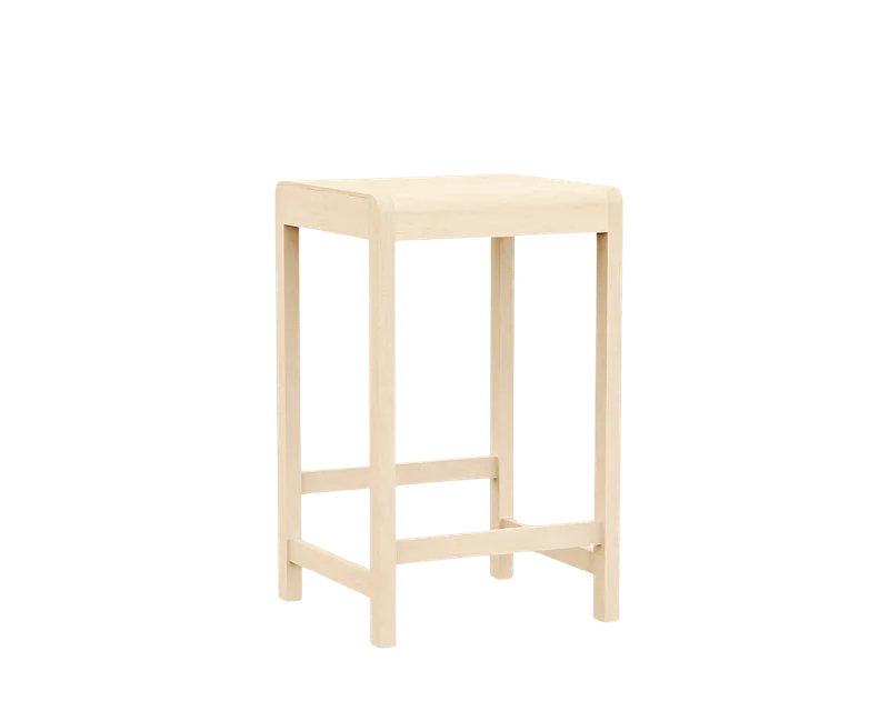 Stool 01 | Natural Birch | H65 von FRAMA in H65, Natural Birch – Produktfoto