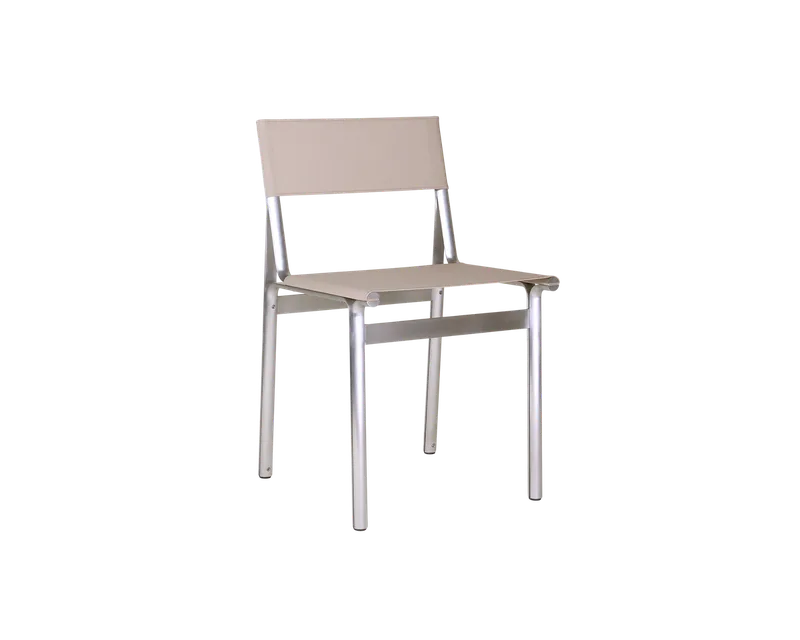 Union Chair | Aluminum / Sandstone Mesh by FRAMA in Aluminum / Sandstone Mesh – product photo