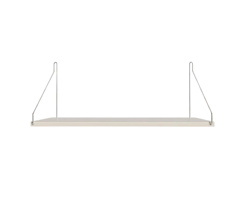 Single Shelf | Warm White Steel | D27 / W60 by FRAMA in D27 / W60, Warm White Steel – product photo
