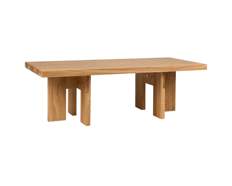 Farmhouse Coffee Table | Natural Oak | Rectangle by FRAMA in Oak – product photo