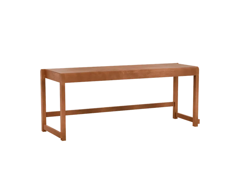 Bench 01 | Warm Brown Birch van FRAMA in Warm Brown Birch – productfoto