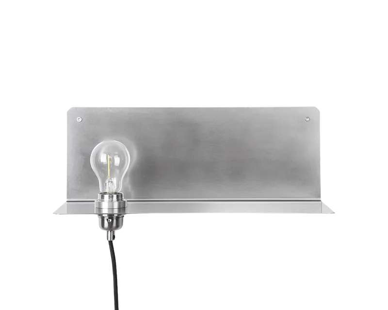 90° Wall Light | Stainless Steel van FRAMA in Stainless Steel, Wall – productfoto