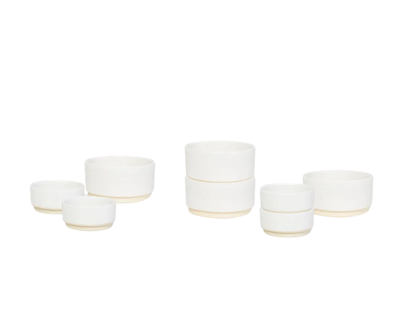 Otto Ceramic Tableware Set I Snack | White van FRAMA in Snack, White – productfoto