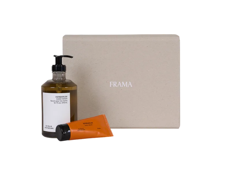 Gift Box: Hand Wash + Hand Cream | Herbarium van FRAMA in Hand Wash + Hand Cream, Herbarium – productfoto