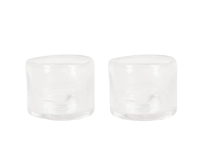 0405 Glass Set of Two | Clear | Wide von FRAMA in Wide, Clear – Produktfoto