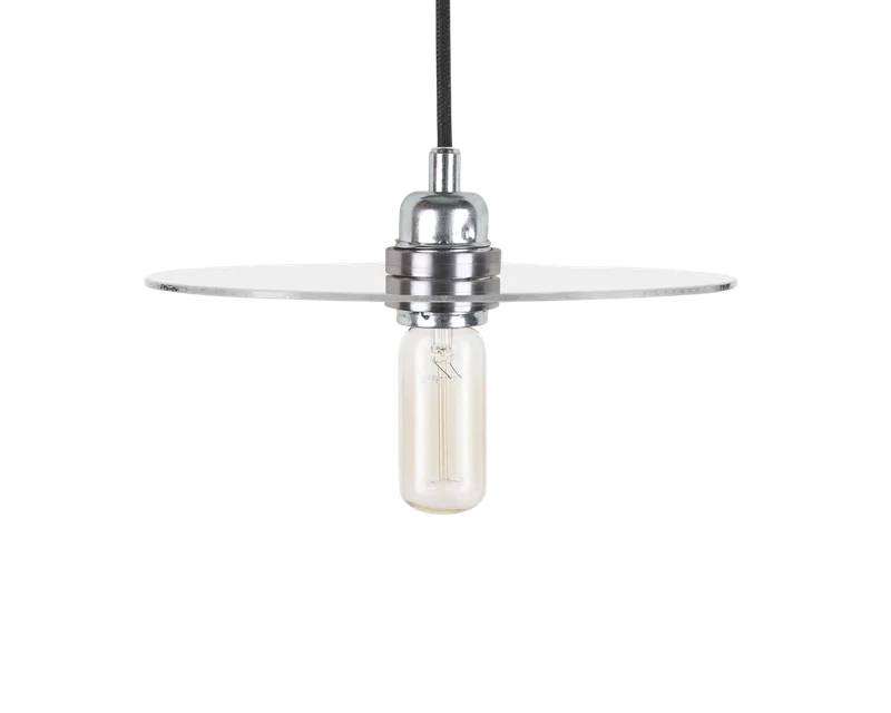 Circle Shade | Clear Glass / Steel | Medium van FRAMA in Glass / Steel – productfoto