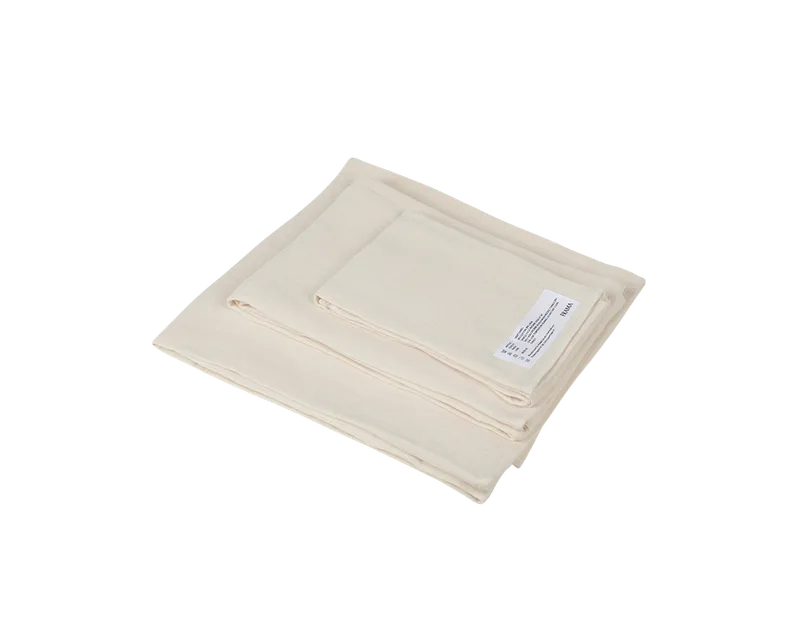 Light Towel Set | Bone White by FRAMA in Bone White – product photo