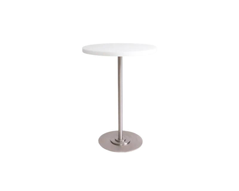 Table 57 | White / Stainless Steel | Ø55 de FRAMA en White, Ø55 – photo du produit