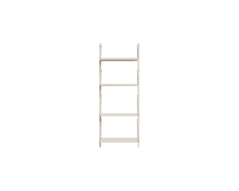 Shelf Library Single Section | Warm White Steel | H108.4 / W40 van FRAMA in H1084 / W40, Warm White Steel – productfoto