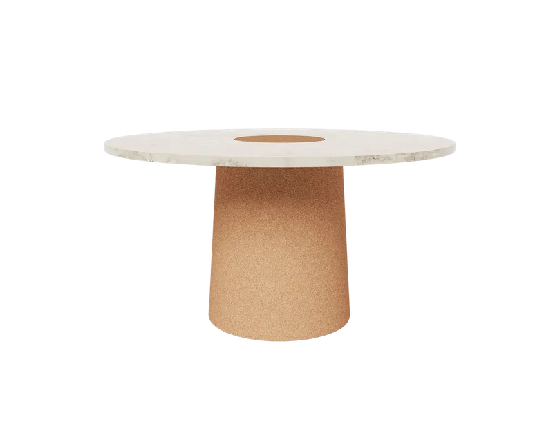 Sintra Dining Table | White Marble / Cork de FRAMA en White Marble / Cork – photo du produit