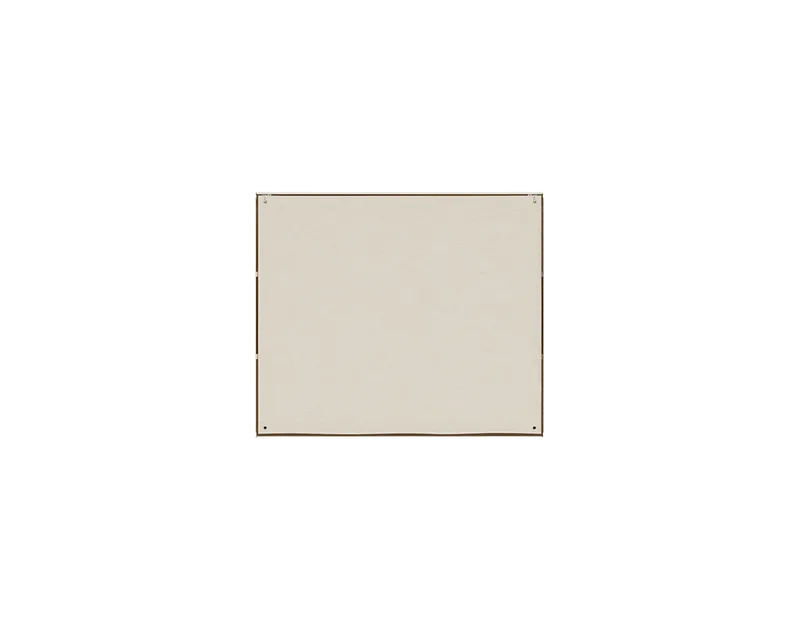 Shelf Library Canvas Cabinet | Warm White Steel / Canvas by FRAMA in Warm White Steel, H1852 / W80 – product photo
