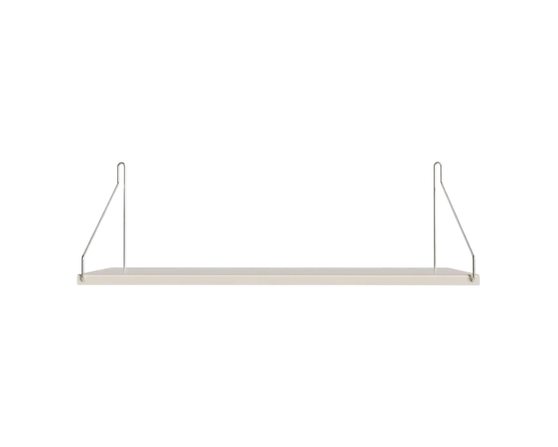 Single Shelf | Warm White Steel | D20 / W60 by FRAMA in D20 / W60, Warm White Steel – product photo