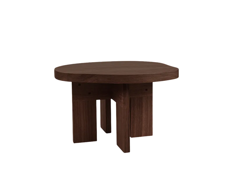 Farmhouse Side Table | Dark Oak | Pond by FRAMA in Dark Oak, Pond – product photo